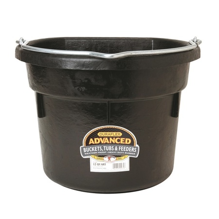 MILLER MFG Duraflex Flat Back Water Bucket 12 Qt. 1147